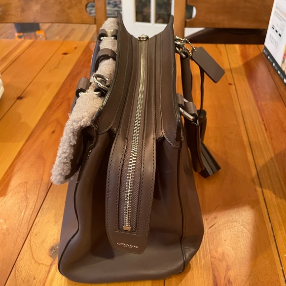 Coach shearling unique handbag - Picture 11 of 11